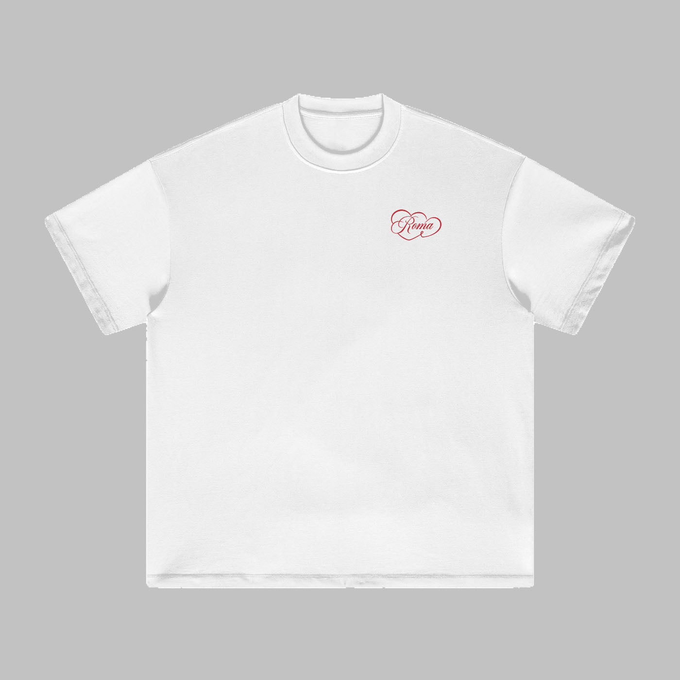 "Where I Want To Be" Oversized Tee - White